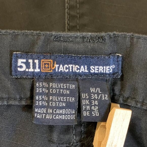 5.11 Tactical Men's Elastic Waist Cargo Outdoor Hiking Pants Size‎ 34x32 - Picture 7 of 14
